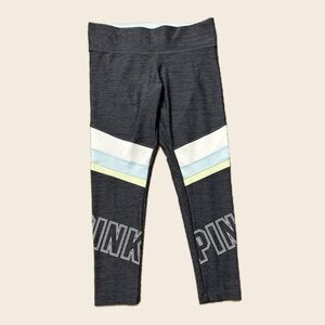 VS Pink Rainbow Capri Leggings